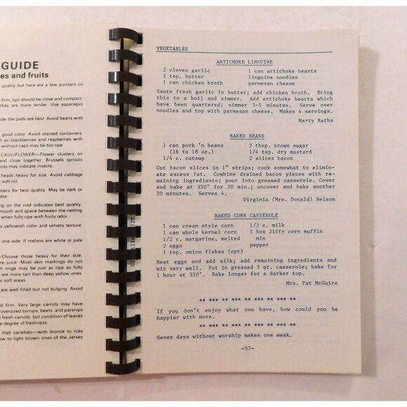 Thank Heaven For Home Made Cooks Glenville Minnesota Methodist 1989 PB Spiral - Picture 4 of 6